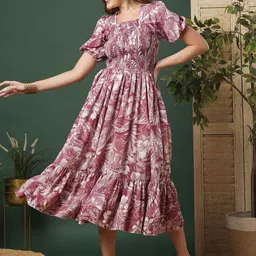 Moda Rapido Crepe Fit & Flare Dress-picture-14