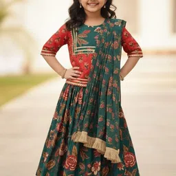 Baal Leela Girls Ready to Wear Lehenga & Blouse With Dupatta-picture-29