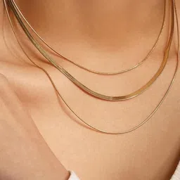 SZN Gold-Plated Triple Layer Sleek Chain-image-9