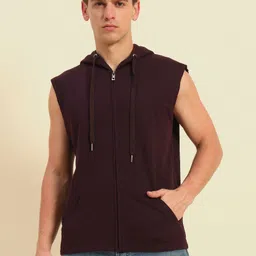 Mast & Harbour Men Hooded Cotton T-shirt image 1