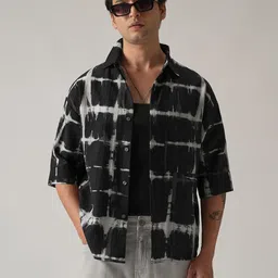 Banana Club Men Classic Boxy Opaque Printed Casual Shirt image 2