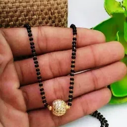 Laksh Enterprise Artificial Beaded Ball Design Mangalsutra-picture-36