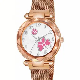 Miss Perfect Unisex Printed Dial & Stainless Steel Bracelet Style Straps Analogue Watch QW97-picture-29