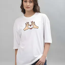 KAIDO Graphic Printed Drop-Shoulder Sleeves Cotton Oversized T-shirt-picture-23