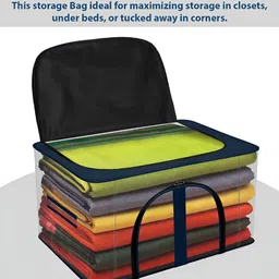 Myntra Elegant Homes Navy Blue 6 Pieces PVC Regular Multi-Utility Organisers image 2