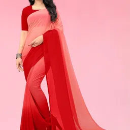 Moda Rapido Pink Poly Georgette Sarees-picture-35