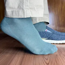 The Tie Hub Pack Of 3 Cotton Ankle Length Socks image 3