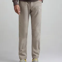 RARE RABBIT SPOKE Men Tailored Regular Fit Mid-Rise Cotton Trousers-picture-17