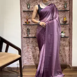 Rangtulika Ethnics Striped Poly Georgette Ready to Wear Saree image 4