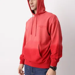 Mast & Harbour Typography Printed Pure Cotton Hooded Sweatshirt image 2