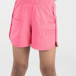 Dotokids Kids-Unisex Pack of 4 Cotton Adjustable Waist Cargo Shorts image 2