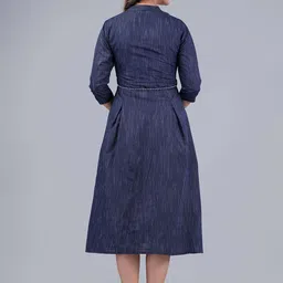 HEARTLOOM Women Mandarin-Collar A-Line Dress image 3