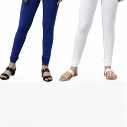 Tik Tok WEARS Girls Blue Churidar Length Leggings-picture-20