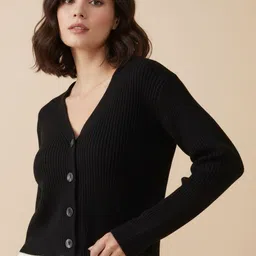 Outzidr Women Ribbed Cardigan-picture-15