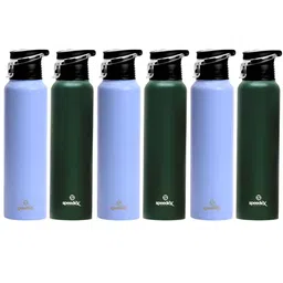 Speedex Blue & Green 6 Pieces Stainless Steel Water Bottle - 1000 ml Each-picture-20
