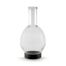IAAH Brown & Transparent Carol Clear Glass Vase image 4