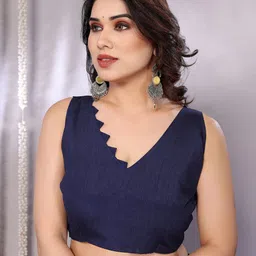 CATCHY FOREVER Tie and Dye Saree With Blouse Piece image 4