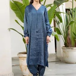 RAAS LIFE Woven Design Tunic With Trousers Co-Ords-picture-29