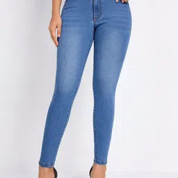 StyleCast x Revolte Women Skinny Fit Light Fade Jeans-image-70
