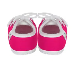 NESKA MODA 6 To 12 Month 3 Pair Combo Skin Friendly Soft Cotton Lace Shoes/ Booties image 4