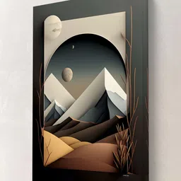 Myntra Elegant Homes Multicoloured Canvas Other Wall Paintings image 4