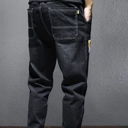 StyleCast Men Jogger Mid-Rise Slash Knee Jeans image 2