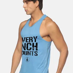 Anax Aesthetics Men Polyester Dri-Fit Printed Sleeveless Sando Gym Vest Stringer Tank Top image 5