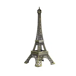 THE QUIRKY HOME Bronze-Toned Eiffel Tower Replica Monument Miniature Curio Showpiece image 2