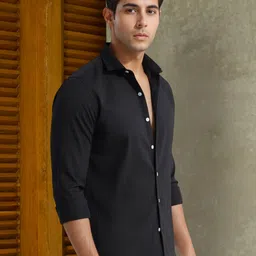 Metronaut Men Spread Collar Long Sleeves Casual Shirt image 5