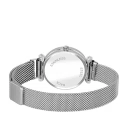 Gopal Shopcart Women Stainless Steel Straps Analogue Watch GR_379_Red_12_Silver_4_figar image 5