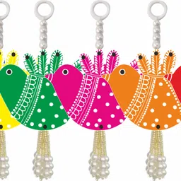 ulmuk MDF Wall Hanging Flaying Birds for decor Festival Gift Wedding Decorations Pack of 6-picture-13