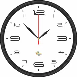 radhe custom arts Analog 10 cm X 25 cm Wall Clock-picture-17