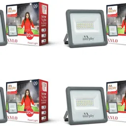 murphy Xylo LED 20W IP-65 BIS Approved Waterproof Outdoor Flood Light, Cool White, Pack of 4 Flood Light Outdoor Lamp-picture-15