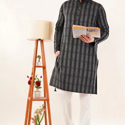 zargnut attire Men Cotton Blend Kurta Pyjama Set-picture-16