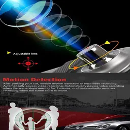 msnp 5inch Dual Lens HP1080p Car DVR DashCam Video Recorder Universal For Car 306 Black LCD image 5