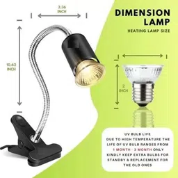 oceanaquarium 50W Turtle UVB UVA Ultraviolet Basking Terrarium Heat Light for Reptiles Turtle Aquarium Tool image 4