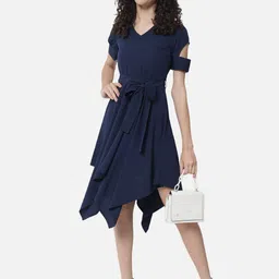 ALL WAYS YOU Crepe Fit & Flare Dress image 4
