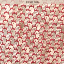 Mitera Green & Gold-Toned Ethnic Motif Woven Design Silk Blend Banarasi Saree image 3