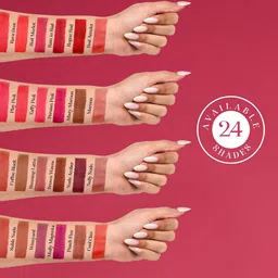 GLAM21 Matte Envy Highly Blendable Lipstick - 3.5g - Warm Red 01 image 5