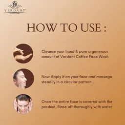 Verdant Natural Care Set Of 2 Coffee Face Wash For Skin Illumination - 100ml Each image 5