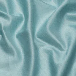KALINI Turquoise Blue & Gold-Toned Woven Design Silk Blend Kasavu Saree image 5