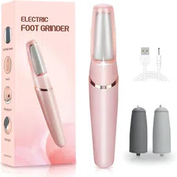 etezaxist foot callus remover with led light pedicure tool with coarse & fine roller heads-picture-24