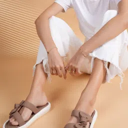 Mast & Harbour Women Open Toe Flats-picture-30