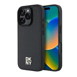 CG MOBILE Black Dkny Magsafe Pu Leather W/ Stack Logo Iphone 16 Pro Hard Case-picture-52
