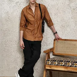 Blezza Men Striped Cotton Shirts image 2