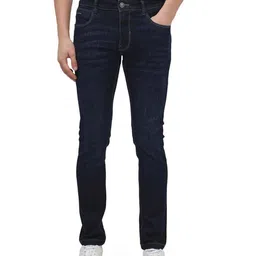 RARE RABBIT Men Cotton Comfort Slim Fit Low Distress Light Fade Jeans-picture-31