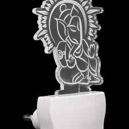 SOMIL Green & Blue Printed Glass Cylinder Shaped Wall Lamp image 4