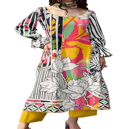 DRAVINAM Trends Printed Unstitched Dress Material-picture-12