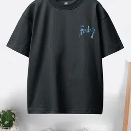 CODEZ Pack Of 2 Boys Oversized Round Neck Short Sleeves Tshirts image 5