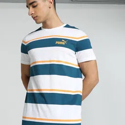Puma ESS Striped Slim Fit Tee-picture-13